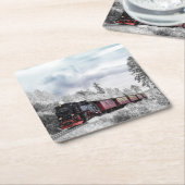 Classic  Steam Engine Train 997243-1 Kartonnen Onderzetters (Schuin)