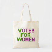 CLASSIC "STEMMING VOOR VROUWEN"-CANVAS TAS (Voorkant)