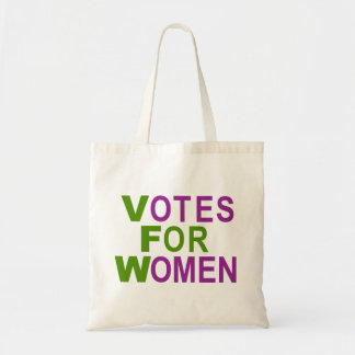CLASSIC "STEMMING VOOR VROUWEN"-CANVAS TAS