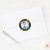 Classic Sticker Afstuderen 2024 Fotonaam (Envelop)