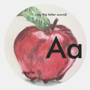 Classic stickers 1.5-3 inch fonics letter geluid
