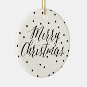 Classic Stippen Kerst Custom Ornamenten (Rechts)