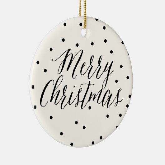 Classic Stippen Kerst Custom Ornamenten (Rechts)