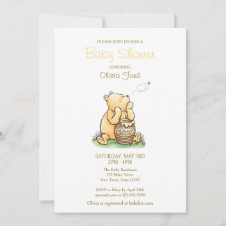 Classic Story Book Baby shower Uitnodiging