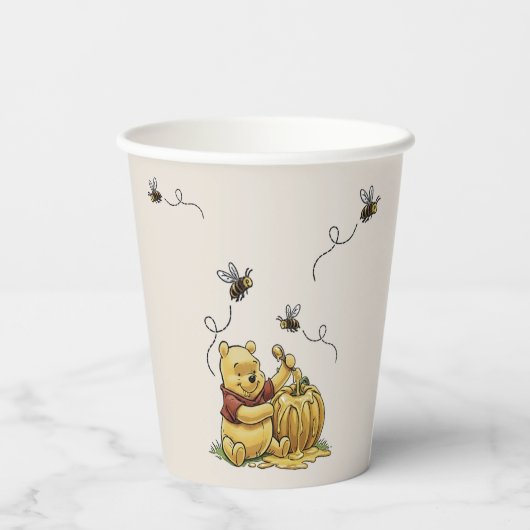Classic Storybook Beer Baby shower Paper Cup Papieren Bekers (Achterkant)