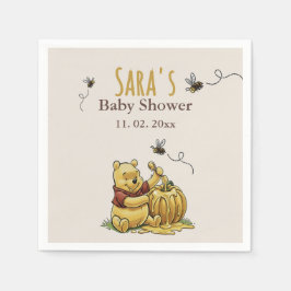 Classic Storybook Beer Baby shower Papieren servet