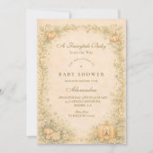 Classic Storybook Elegance Baby Shower Kaart (Voorkant)