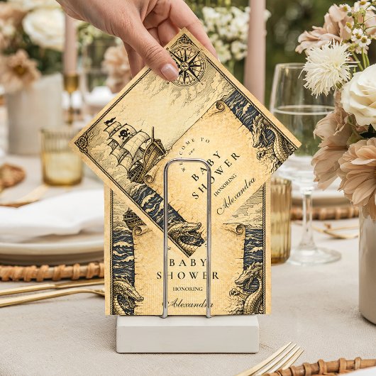 Classic Storybook Pirate Baby Shower Servet