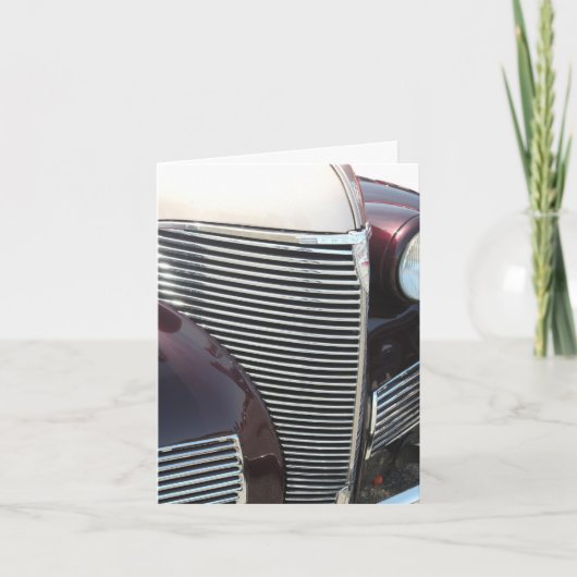 Classic Street Rod Verjaardag Kaart voor jongens (Voorkant)