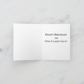 Classic Street Rod Verjaardag Kaart voor jongens (Binnen)