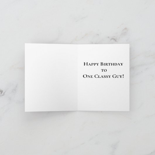 Classic Street Rod Verjaardag Kaart voor jongens (Binnen)