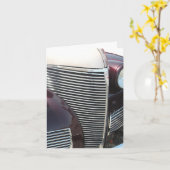 Classic Street Rod Verjaardag Kaart voor jongens (Gele Bloem)