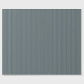 Classic Stripe in Deep Blue tones Cadeaupapier (Vlak)