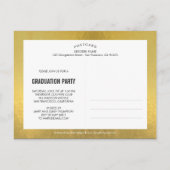 Classic Stripes Afstuderen Briefkaart (Achterkant)