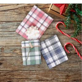 Classic Stripes Kerst Wrapping Sheet Set van 3 Inpakpapier Vel