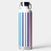  Classic Stripes Kleurrijke Regenboog Waterfles (Voorkant)