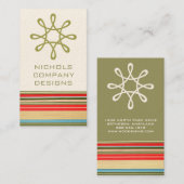 Classic Stripes Visitekaartjes (Voorkant / Achterkant)