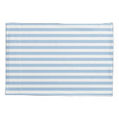 Classic Stripes Zacht Blauw Kussensloop (Achterkant)