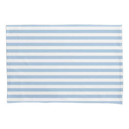 Classic Stripes Zacht Blauw Kussensloop (Voorkant)