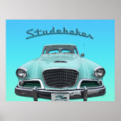 Classic  Studebaker Silver Hawk 1959 Auto Poster (Voorkant)