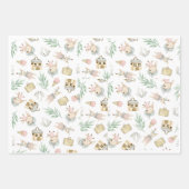 Classic Style Bunny Baby shower Gift Wrap Inpakpapier Vel (Voorkant)