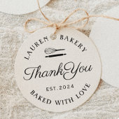 Classic Style Home Bakery Logo Hartelijk dank Zelfinktende Stempel
