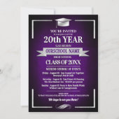 Classic Style School Kleuren Klasse Reünie Kaart (Voorkant)