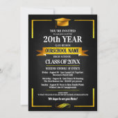 Classic Style School Kleuren Klasse Reünie Kaart (Voorkant)