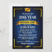 Classic Style School Kleuren Klasse Reünie Kaart (Voorkant)