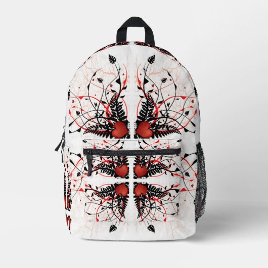 Classic Styles Hearts Bedrukte Rugzak (Voorkant)