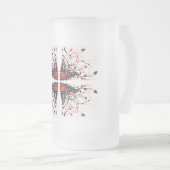 Classic Styles Hearts Matglas Bierpul (Voorkant rechts)