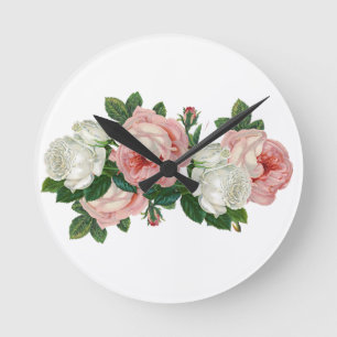 Classic Styles Romantische Rozen Ronde Klok