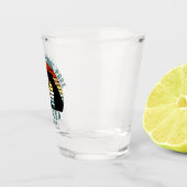 Classic Sunset over Arches Park, Utah Shot Glas (Rechts)