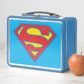 Classic Supergirl Logo met blauwe omtrek (In situ)