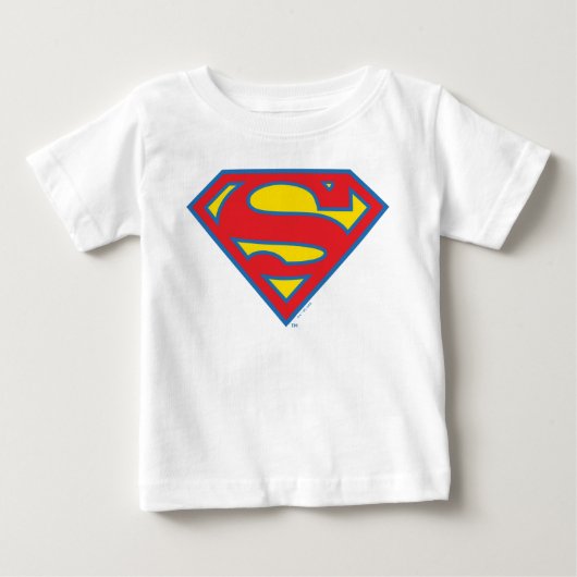 Classic Supergirl Logo met blauwe omtrek (Voorkant)