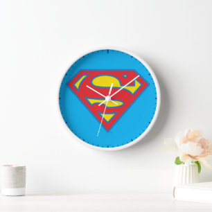 Classic Supergirl Logo met blauwe omtrek