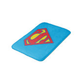 Classic Supergirl Logo met blauwe omtrek Badmat (Gekanteld)