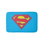 Classic Supergirl Logo met blauwe omtrek Badmat (Voorkant)