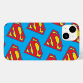 Classic Supergirl Logo met blauwe omtrek Case-Mate iPhone Case (Achterkant (horizontaal))
