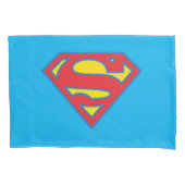 Classic Supergirl Logo met blauwe omtrek Kussensloop (Voorkant)