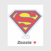 Classic Supergirl Logo met blauwe omtrek Sticker (Vel)
