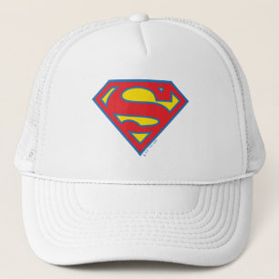 Classic Supergirl Logo met blauwe omtrek Trucker Pet