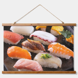 Classic Sushi Medley Tapestry – Art of Flavor Hangend Wandkleed
