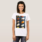 Classic Sushi Set – 10 classic pieces on a stone p T-shirt (Voorkant volledig)