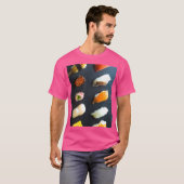 Classic Sushi Set – 10 classic pieces on a stone p T-shirt (Voorkant volledig)