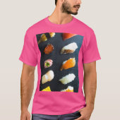 Classic Sushi Set – 10 classic pieces on a stone p T-shirt (Voorkant)