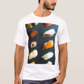 Classic Sushi Set – 10 classic pieces on a stone p T-shirt (Voorkant)