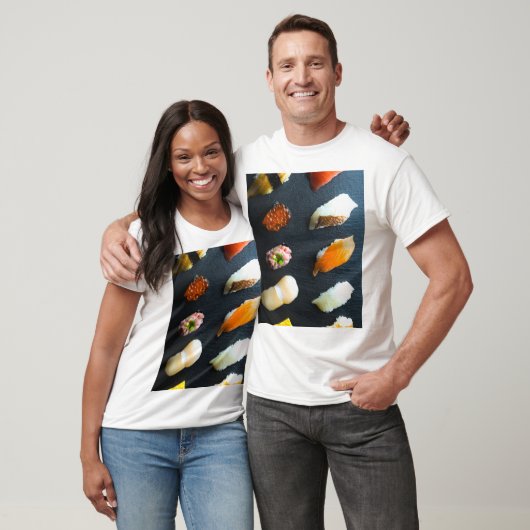 Classic Sushi Set – 10 classic pieces on a stone p T-shirt (Unisex)
