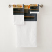 Classic Sushi Towel Set – Japanese Harmony Bad Handdoek (Insitu)