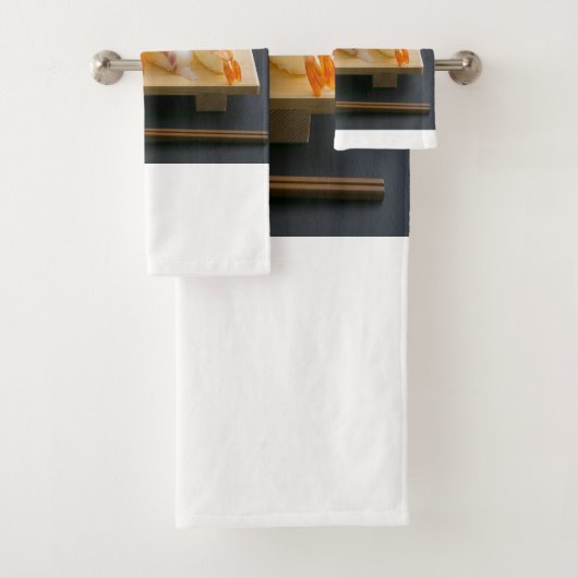 Classic Sushi Towel Set – Japanese Harmony Bad Handdoek (Insitu)